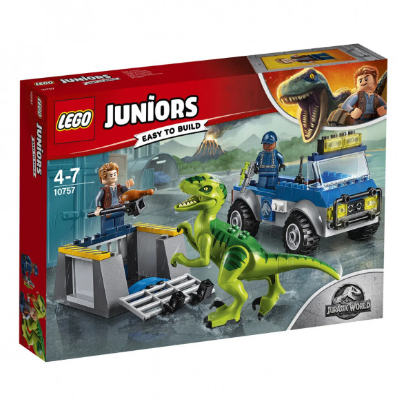 Конструктор LEGO Juniors 10757 Грузовик спасателей для перевозки раптора в Барнауле