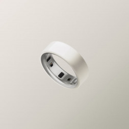 Умное кольцо Oura Ring 4 Ceramic (размер 11), Облако/Cloud